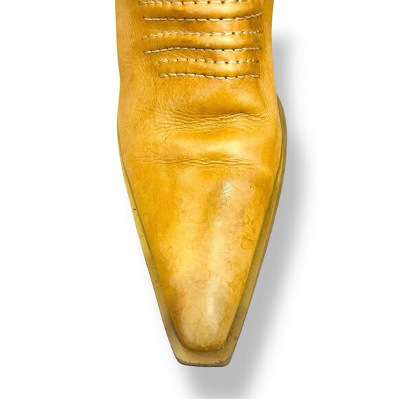 Nine West Butterfly Heart Cowboy Boots Womens Sz 7 Leather Western Riding Shoes - Picture 4 of 16